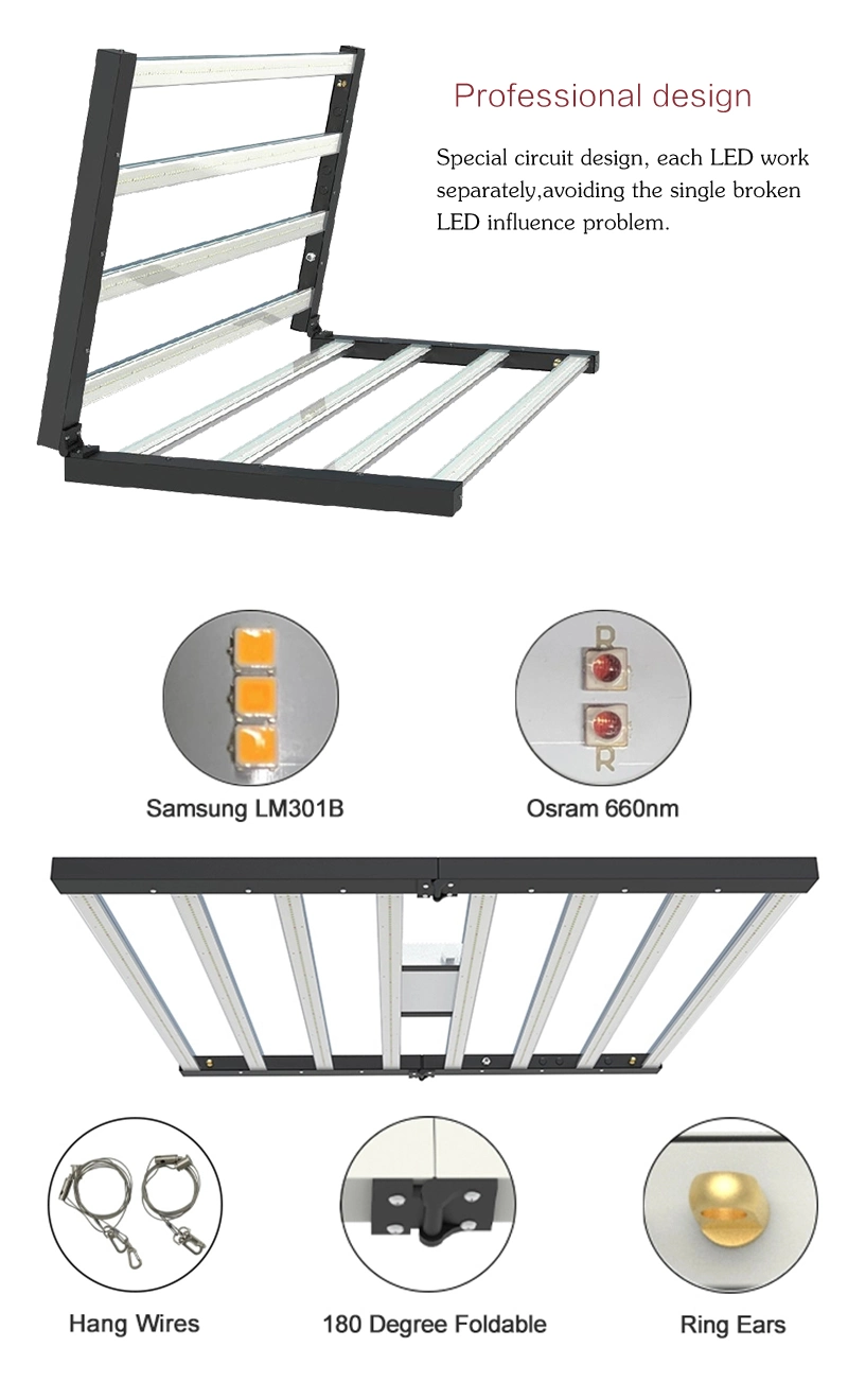 LED Grow Light, Plant Grow Lights for Indoor Plants Full Spectrum 800W LED Growing Lamp