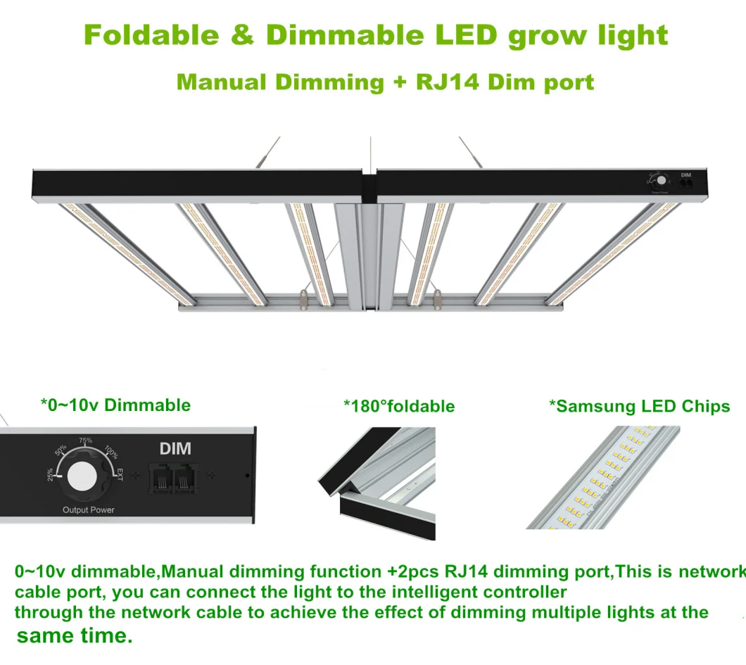 High Ppf Agriculture Lighting Full Spectrum LED Grow Lights 600W 660W Indoor LED Grow Light Bar for Medical Plants Lm301b Lm561c