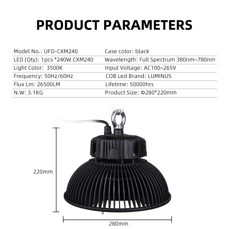 Hot Products Top Amazon Sale Cxm32 Gen4 COB Grow Light for Indoor Plant Full Spectrum LED Grow Light