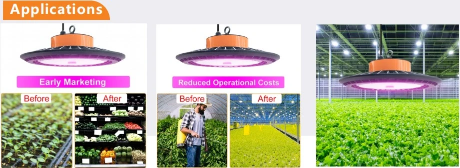 250W UFO Full Spectrum Grow Light 250W LED Plant Growing Light Horticultural Light
