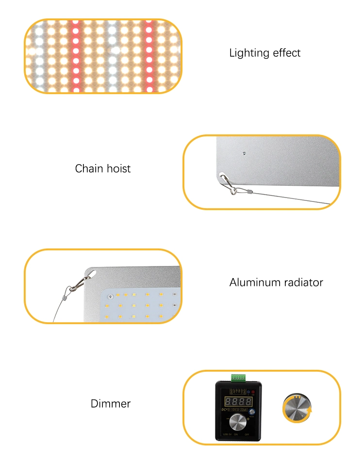 LED Grow Light 600W Grow Lights Full Spectrum for Indoor Plants Seeding Veg Flower Growing Lamp