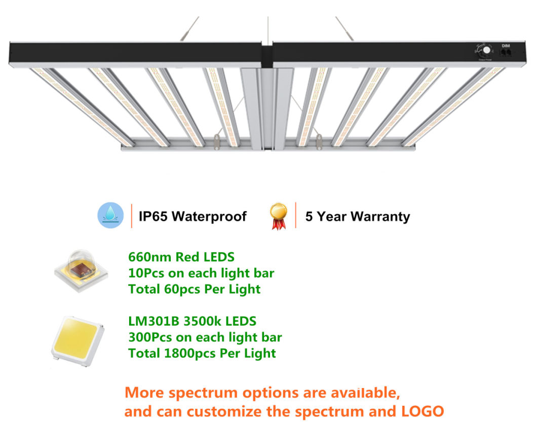 Best Selling LED Grow Light Bar Wholesale Spider LED Grow Lights 660W 880W 1000W