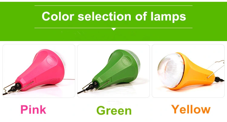 LED Bulb, Solar Lighting System Bulb Home Solar Bulb Portable Camping Bulb