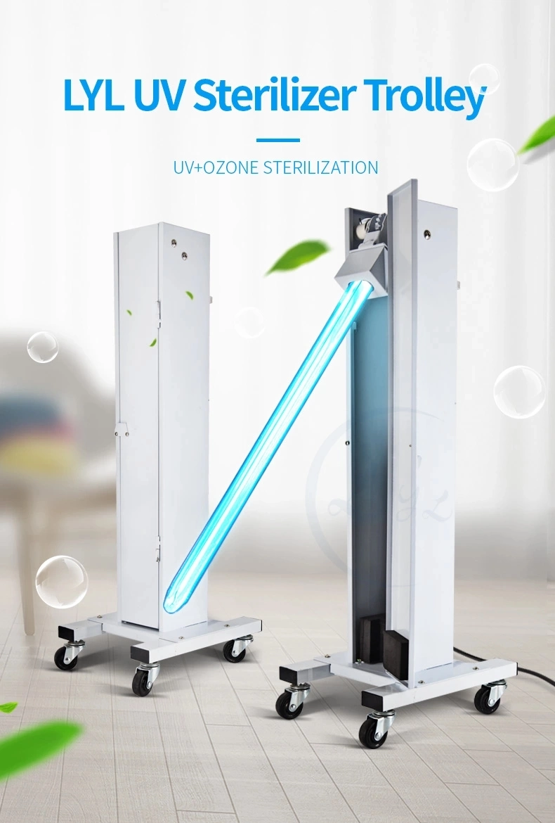 UV Disinfection Lamp UV Lamp UV Light Sterilizer Sterilization Cart UV Disinfection Mobile Trolley