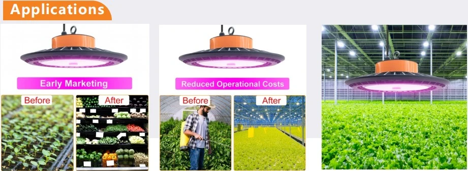 Full Spectrum Grow Light UFO LED Plant Grow Lights for Indoor Greenhouse Plants Growing