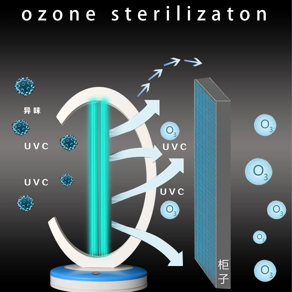 UV Disinfection Sterilizer Lamp Portable Ultraviolet Light 38W 254nm UV Germicidal Lamp Ozone Lamp