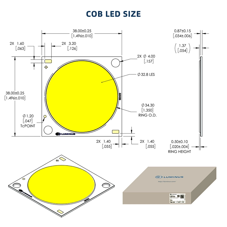 Professional Full Spectrum UFO Cxm32 Gen4 COB Grow Light for Indoor Greenhouse Lighting