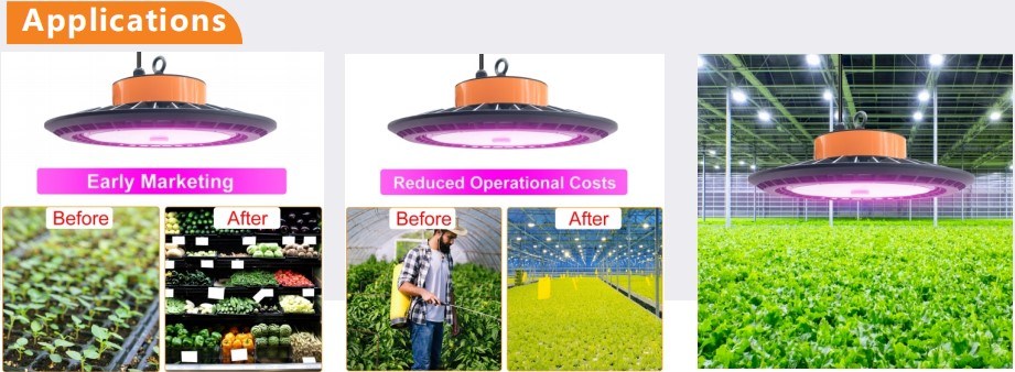 600W LED Full Spectrum Grow Lights Horticultural Lighting for Hydroponic Plant Greenhouse