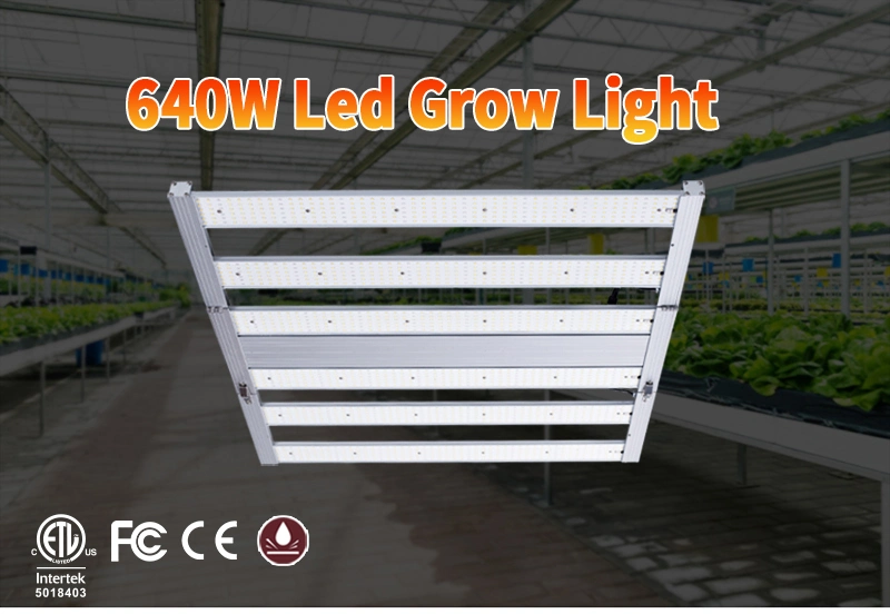 Dimmable COB HPS 640W Samsung LED Grow Light Bar Full Spectrum for Plant Grow