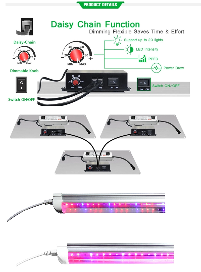 640W High Power 5W LED Grow Light for Medical Plants Growing