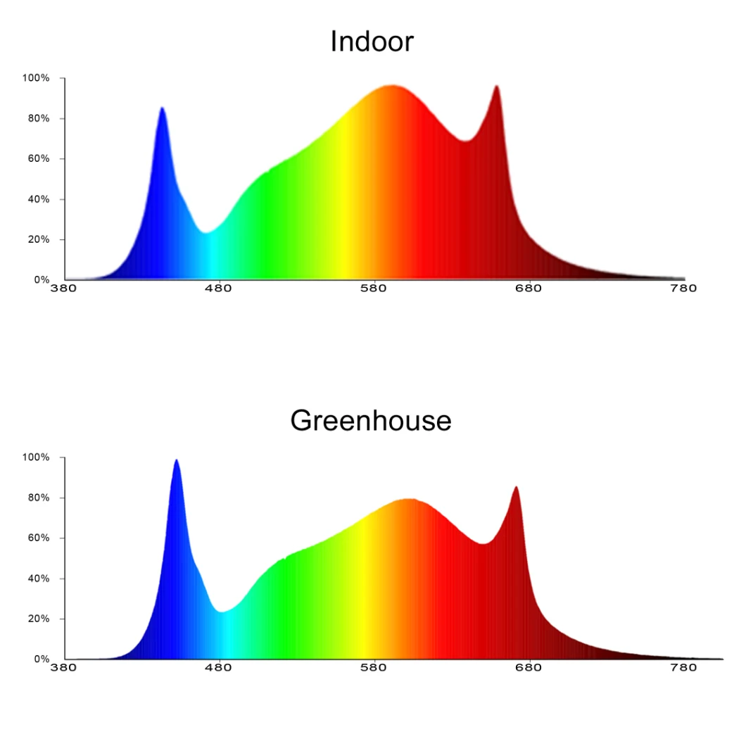 Fluence Spydr Equivalent Full Spectrum Best LED Grow Lights Bulbs (630W) for Greenhouse Plants