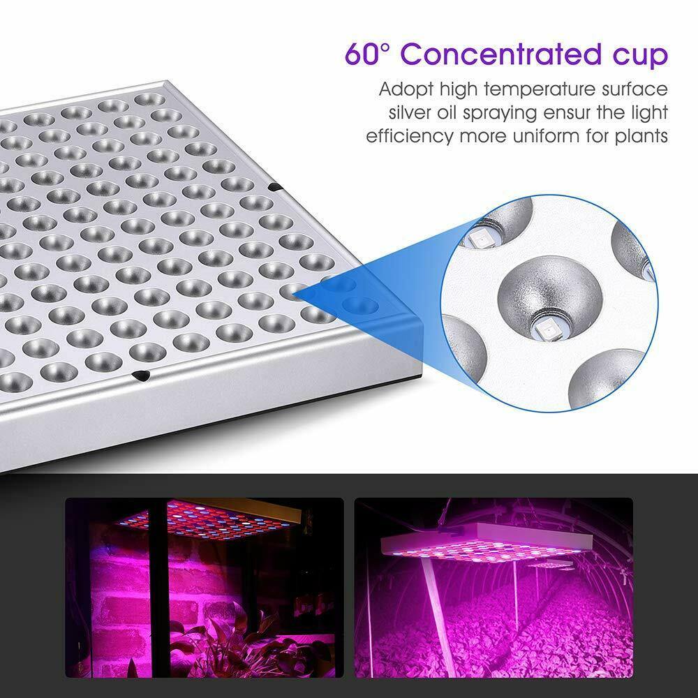 Full Spectrum UV/IR LED Grow Light Bulb Panel 45W Plant Growing Lamp Hydroponics