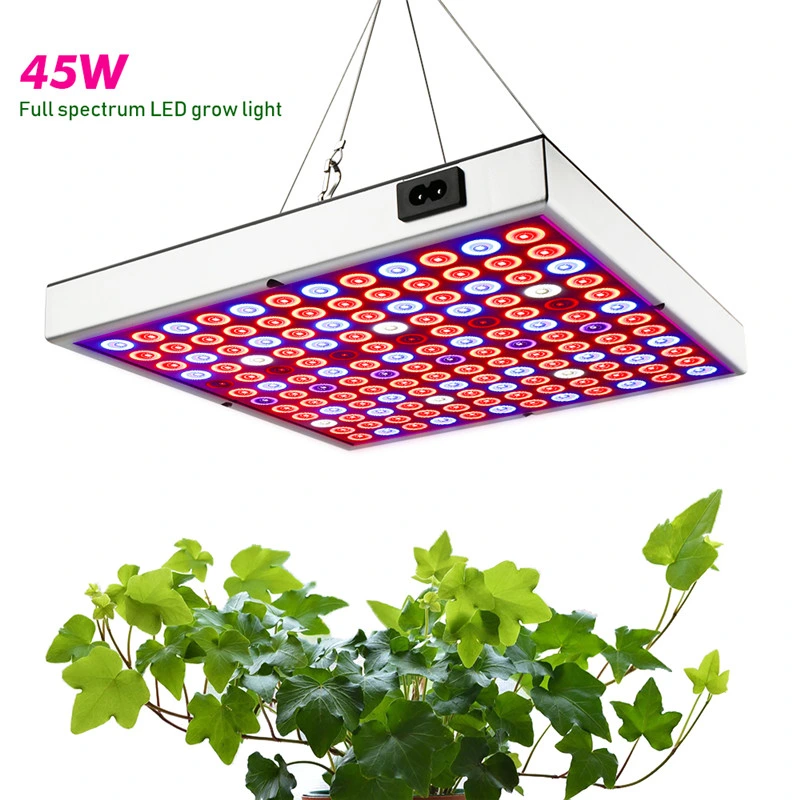 45W Full Spectrum LED Plant Grow Panel Light for Hydroponics Tent Plant Indoor Growing