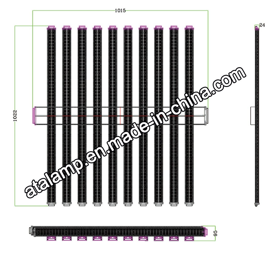 OEM/ODM High Ppfd 50W/75W/80W/100W/150W/300W/400W/450W/500W/600W/650W/700W/800W/900W/1000W/1200W/1500W Waterproof White LED Grow Light