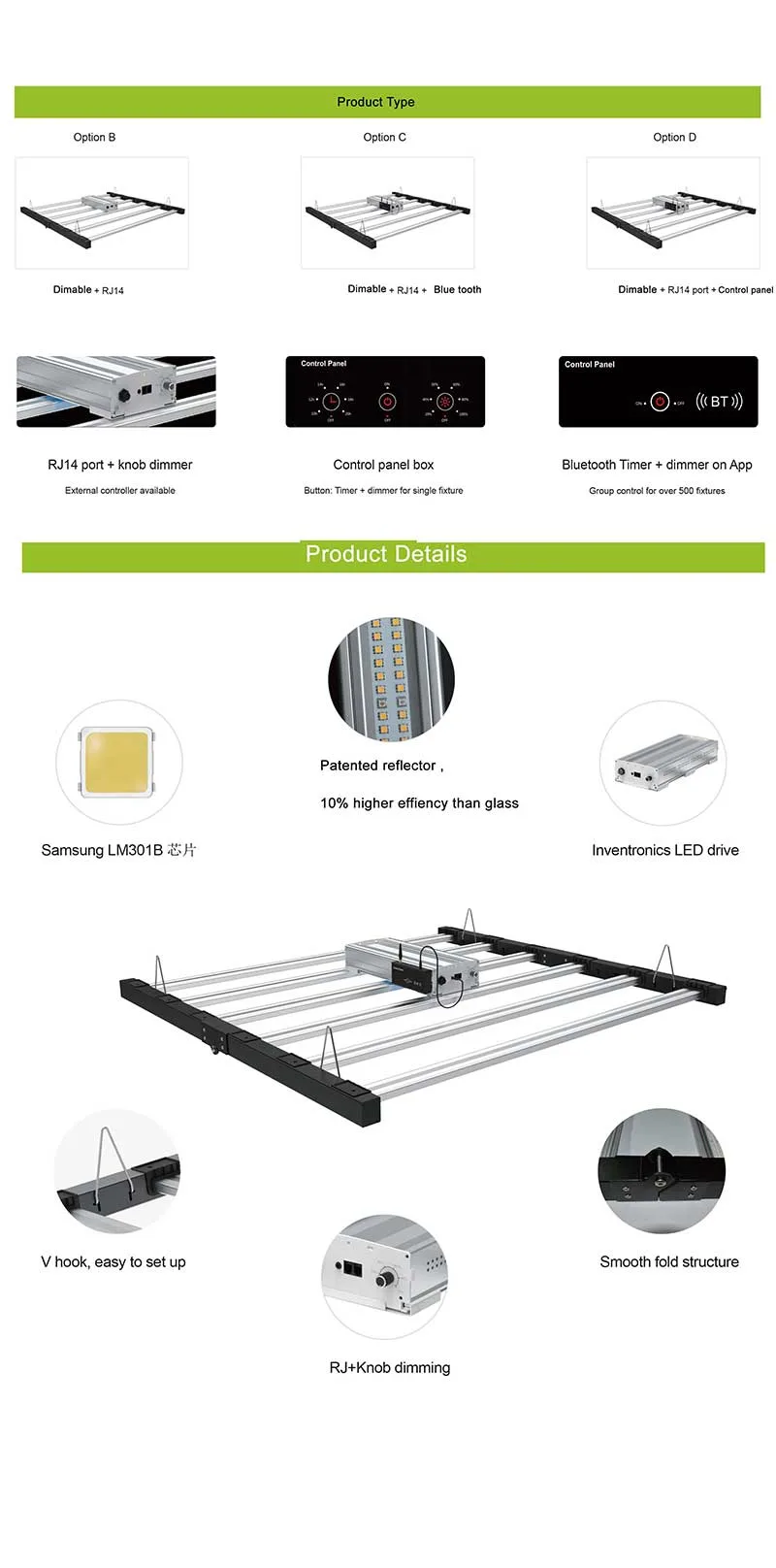 Samsung Epistar 1000 Watt Kit/Grow Light Kit/600W HPS Kit Manufacturer
