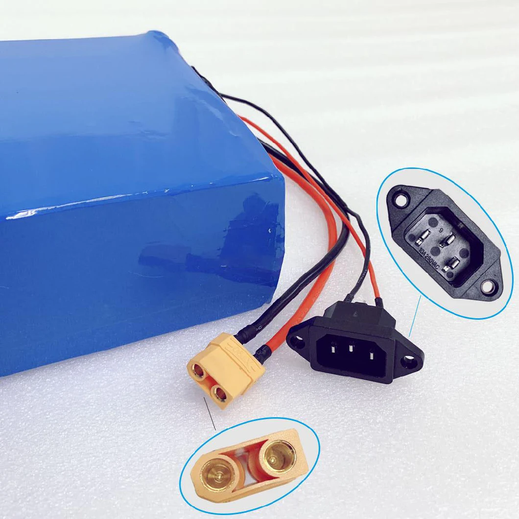 36V 48V Li Ion Battery 12ah 15ah Battery Pack with Xt60 Connector for Ebike/ Balance Scooter