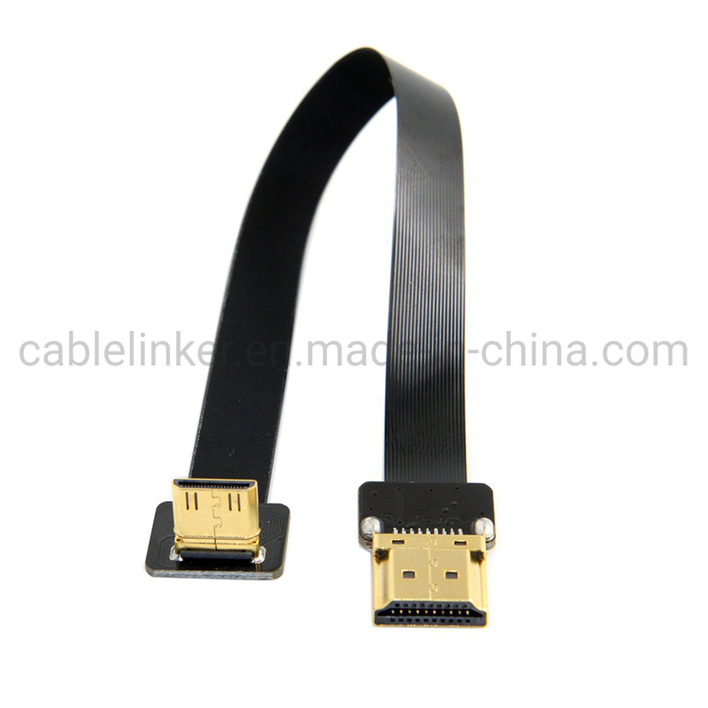 Fpv Mini HDMI Male to HDMI Male FPC Flat Cable