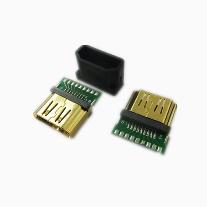 HDMI a/Ma Type 19pin Male Connector for TV Data Cable Audio Connector