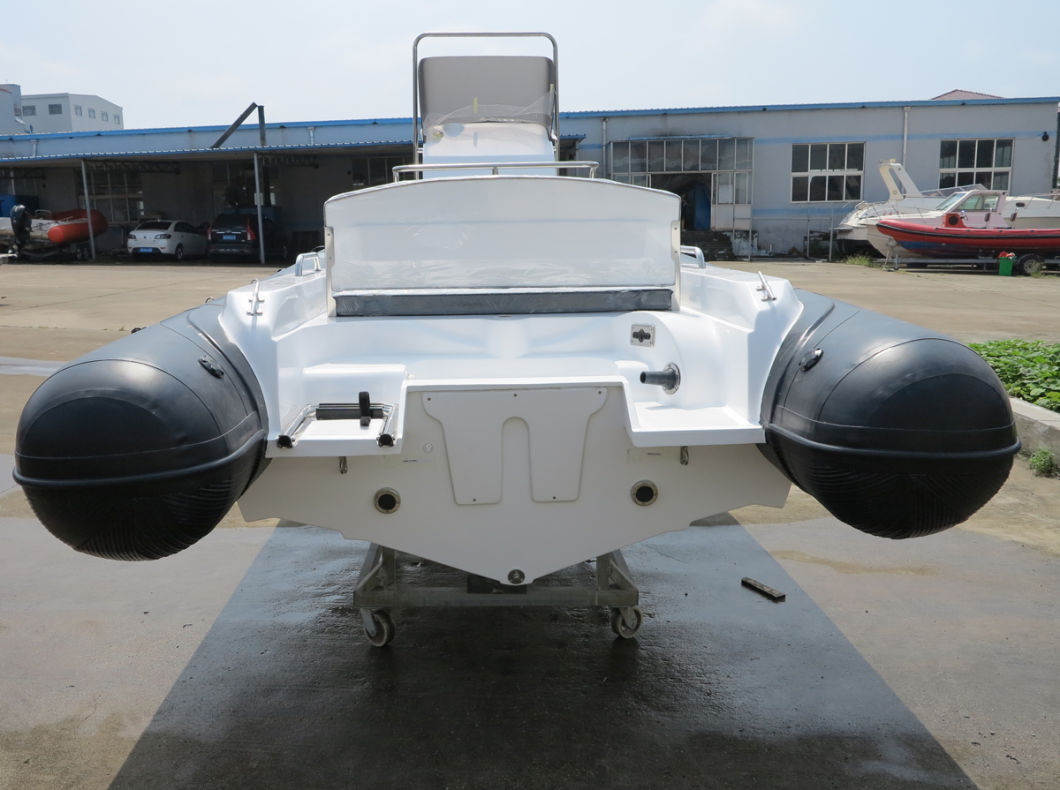 Aqualand 19feet 5.8mfiberglass Rigid Inflatable Fishing Boat/Rib Motor Boat (570d)