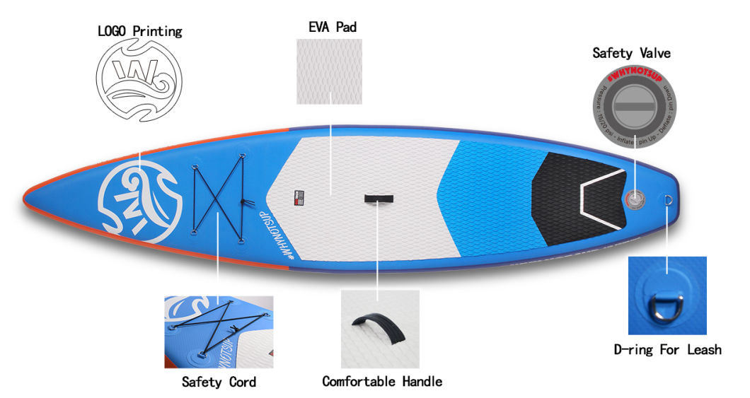 Wholesale Standup Inflatable Sup Paddle Board with Pump