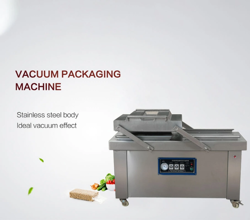 Double Chamber Vacuum Packing Machine for Commercial Kitchen Food Chamber