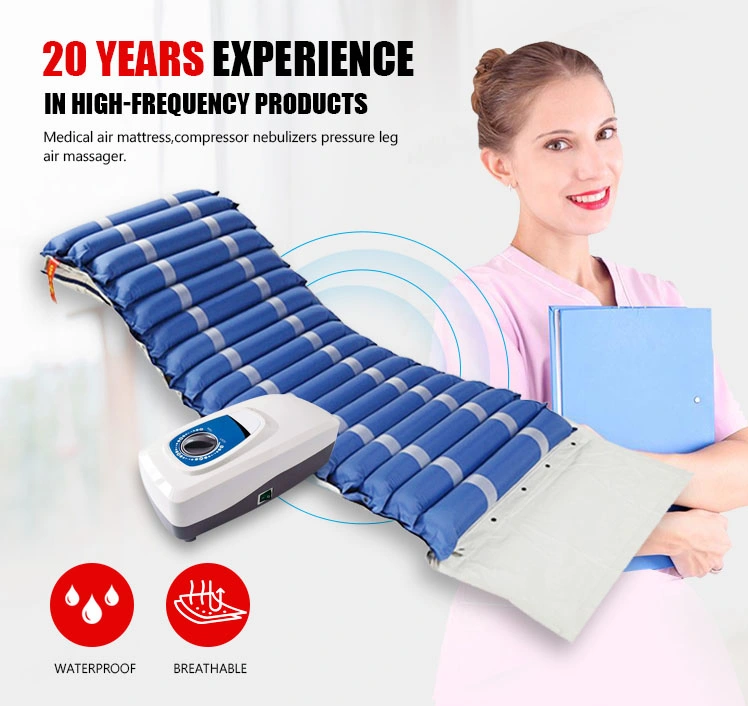 Low-Cost Ripple PVC Inflatable Air Mattress Medical Anti-Decubitus