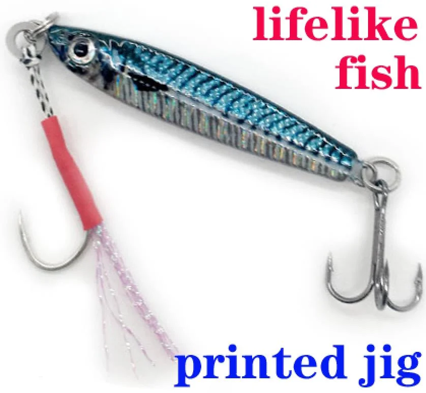 UV Lifelike Fish Jig Fishing Lure Fishing Tackle Fishing Jig