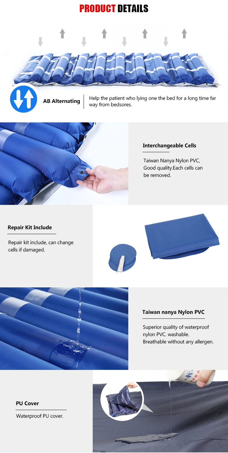 Tubular Medical Air Mattress APP Mattress Nylon PVC Air Mattress