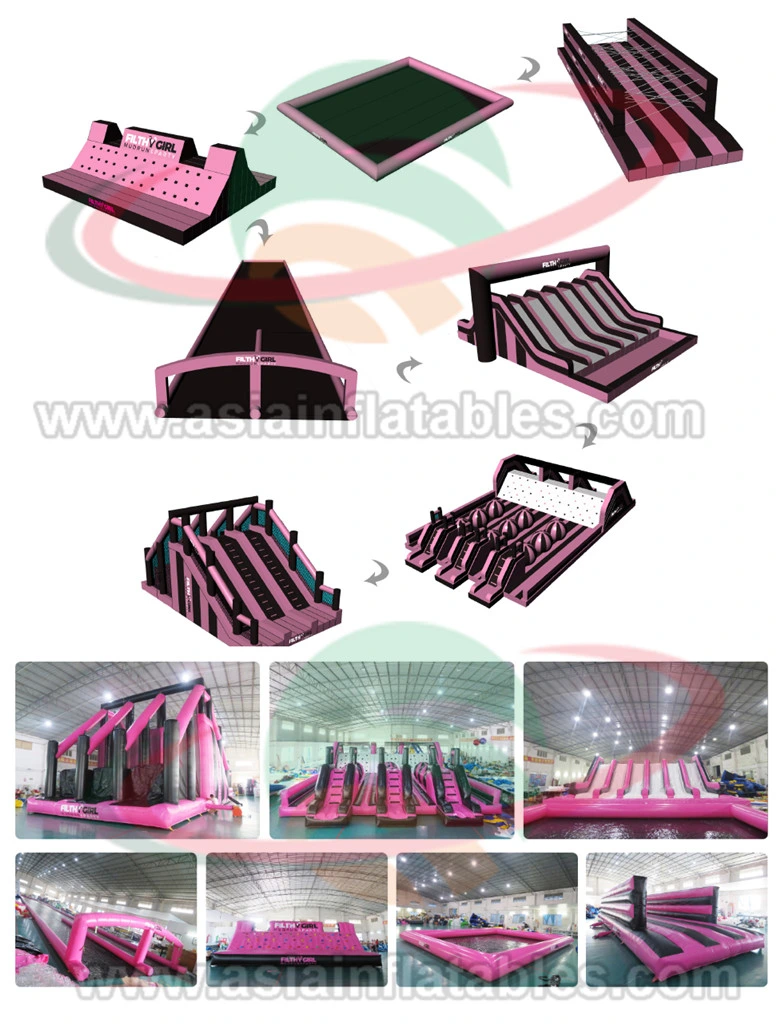 Factory Directly Inflatable 5K Obstacle Course Inflatable Race for Mud Event