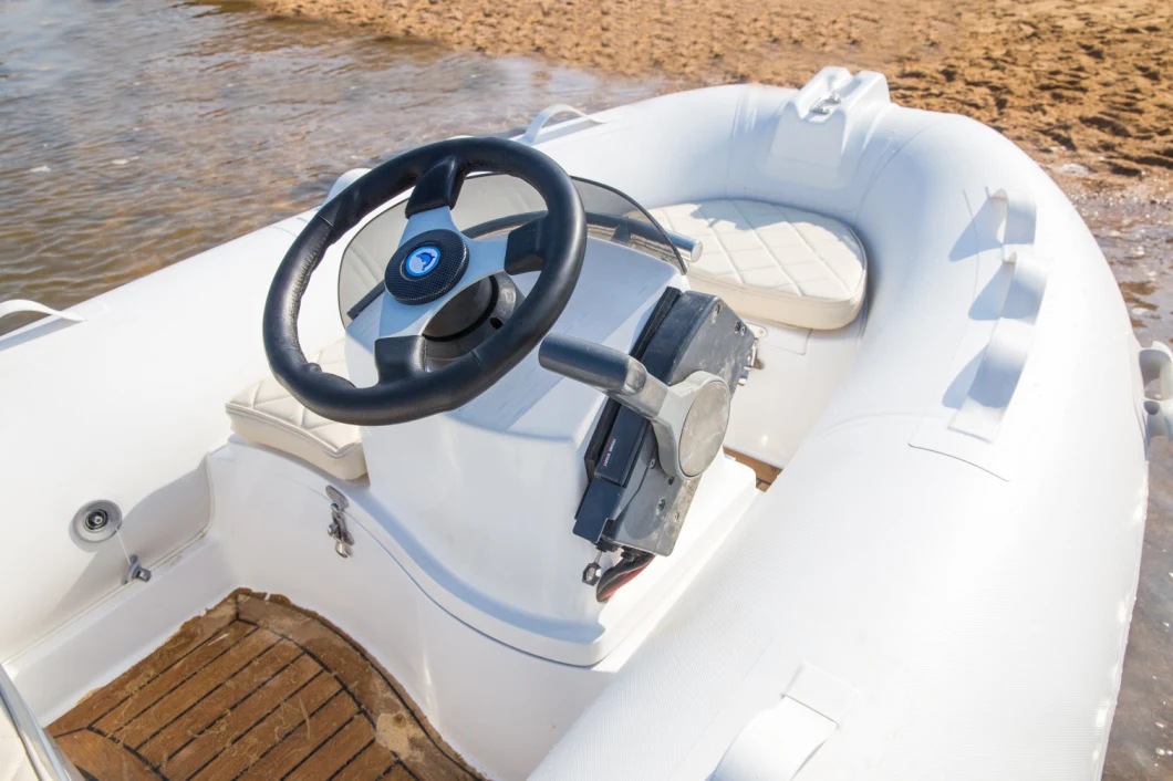 Rib330 Fiberglass Inflatable Tender Boat for Fishing Small Rib Inflatable Fishing Rowing Boat Speed Boat Rib Boats