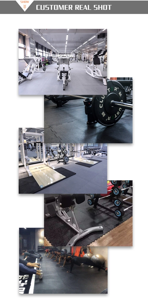 Non-Toxic Gym Interlocking Floor Mats Flooring Rubber/Gym Interlocking Rubber Tiles/Sports Rubber Mat
