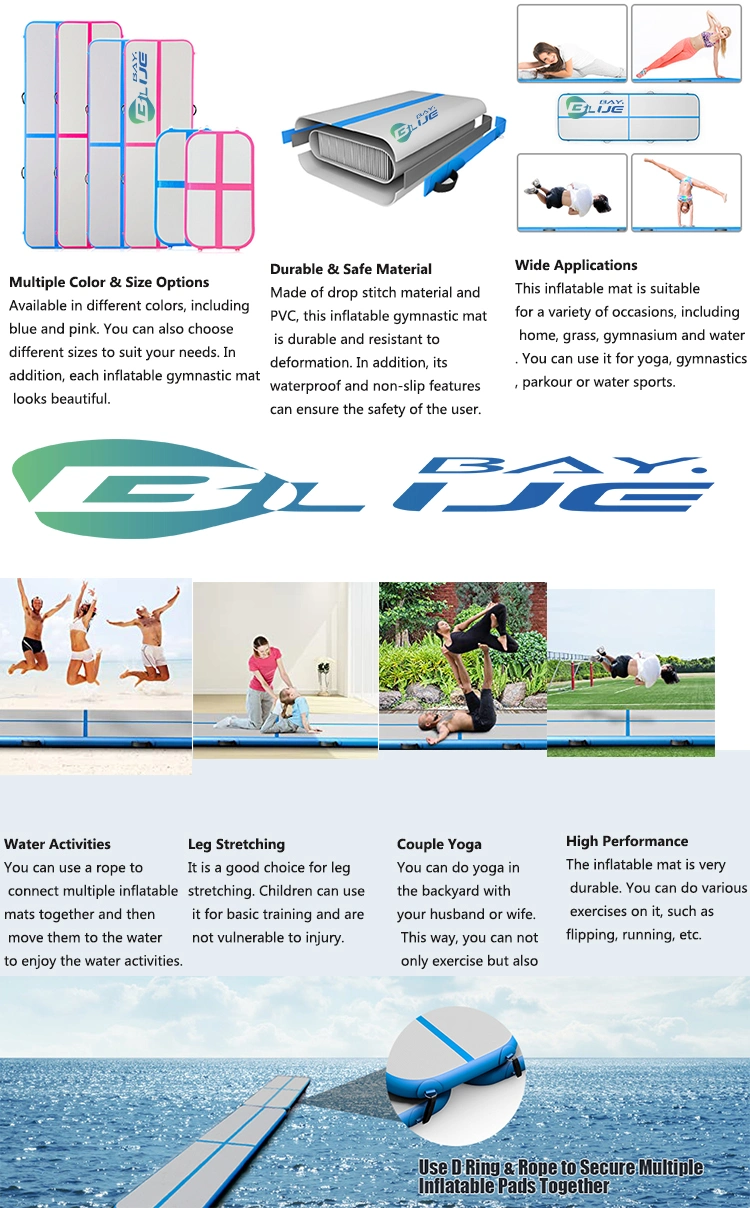 Wholesale Inflatable Air Track Mat Gymnastics Inflatable Air Track for Sale