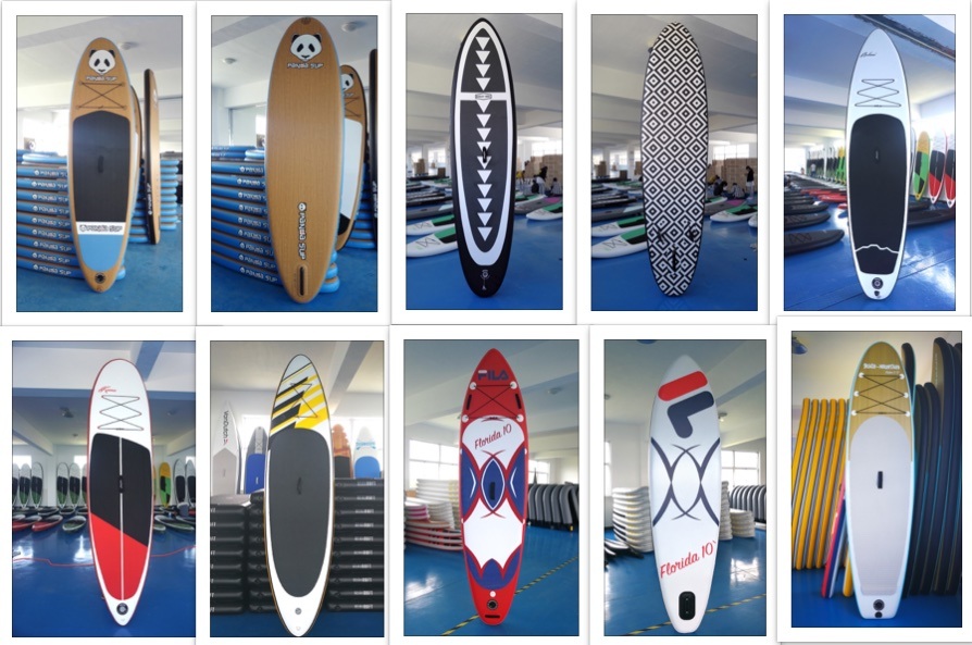Drop-Stitch Fabric PVC Inflatable Stand up Paddle Surf Sup Board