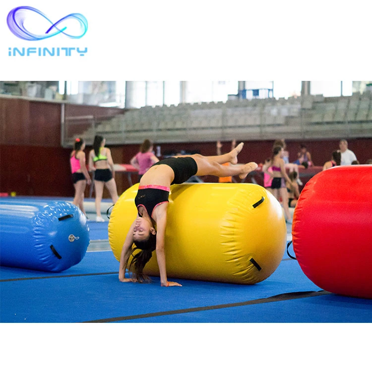 Inflatable Gymnastics Tumble Track Body Roller Small Gymnastics Cylinder Gym Training Air Track Home Roller Inflatables