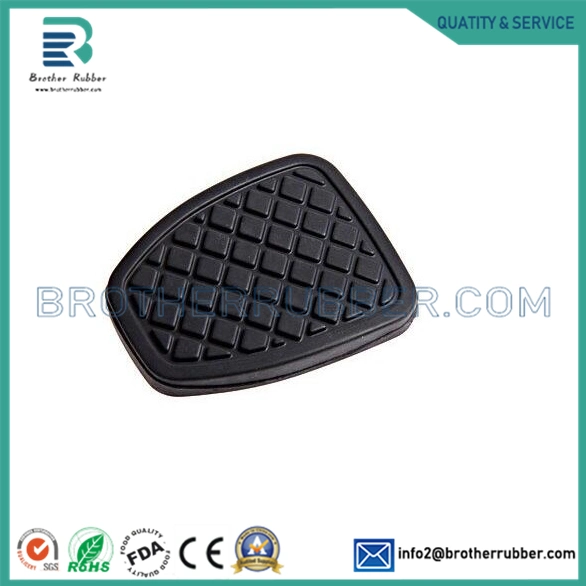 Custom Made Pedal with Black Rubber Inserts Pedal Rubber Brake Pedal Pad