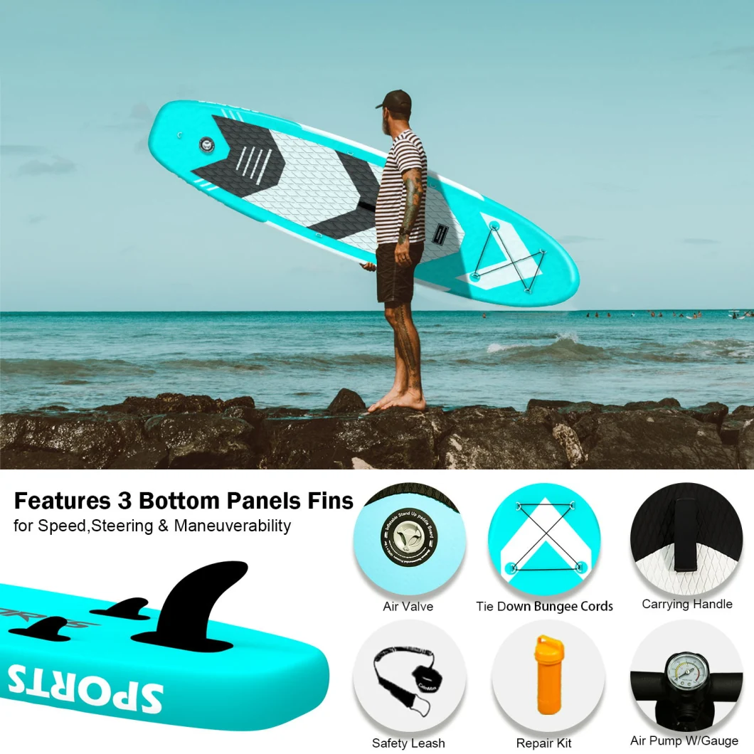 River Lake Leisure Sports Equipment Isup Surfing Inflatable Sup Board