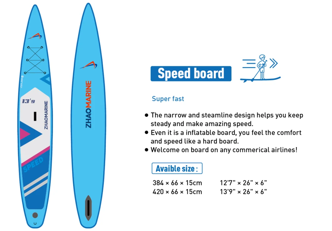 Inflatable Board New Design OEM Sup Stand up Surf Surfboard Surfing Paddle Board Long Board Sup