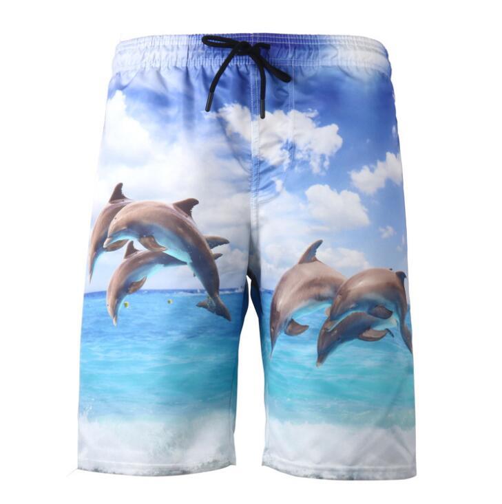 Latest Design Swimming Trunks Custom Sublimated Logo Mens Beach Fishing Board Shorts