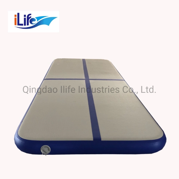 Ilife Cheap Gymnastics Inflatable Air Track Tumble Mat for Gym 10m 15m Inflatable Air Gymnastics Mats for Physical Training