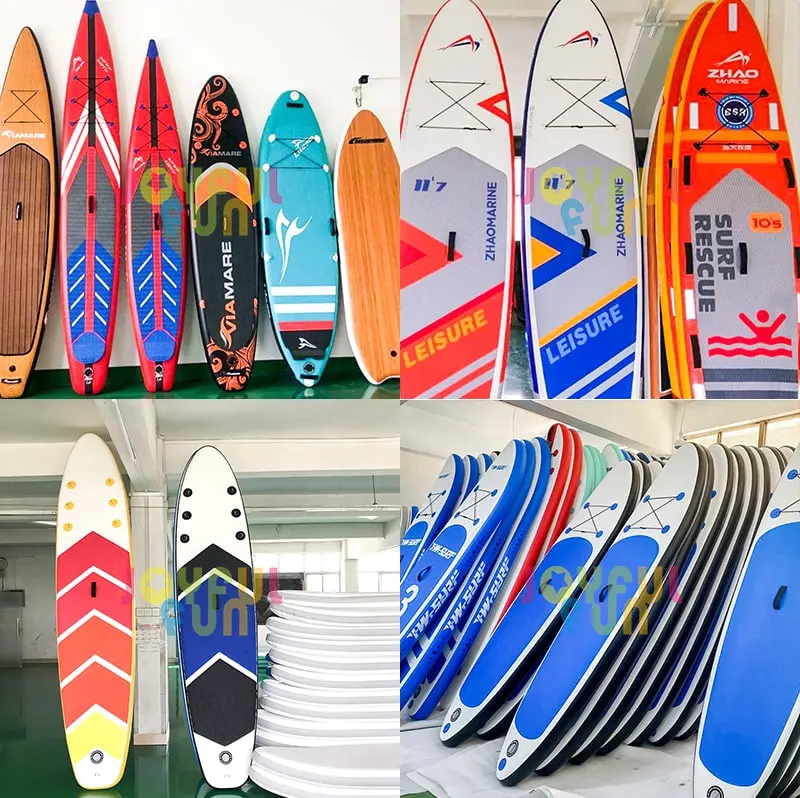 2021 Joyful Fun Factory New Design Drop Stitch Material Inflatable Sup Paddle Board