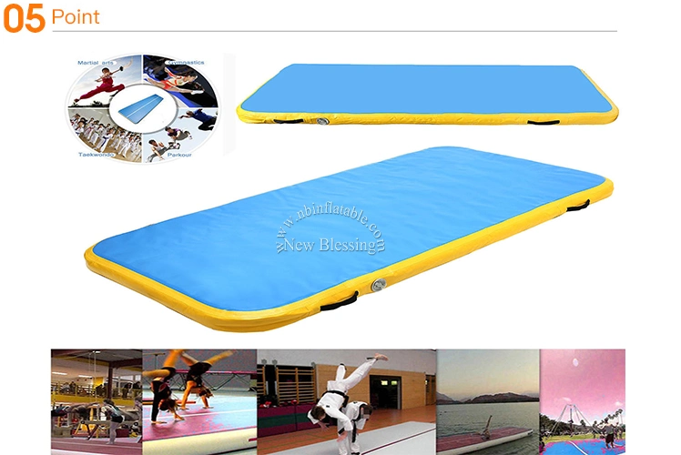 Airtight Inflatable Gymnastics Mat, Jumping Sports Exercise Mat and Tumble Airtrack