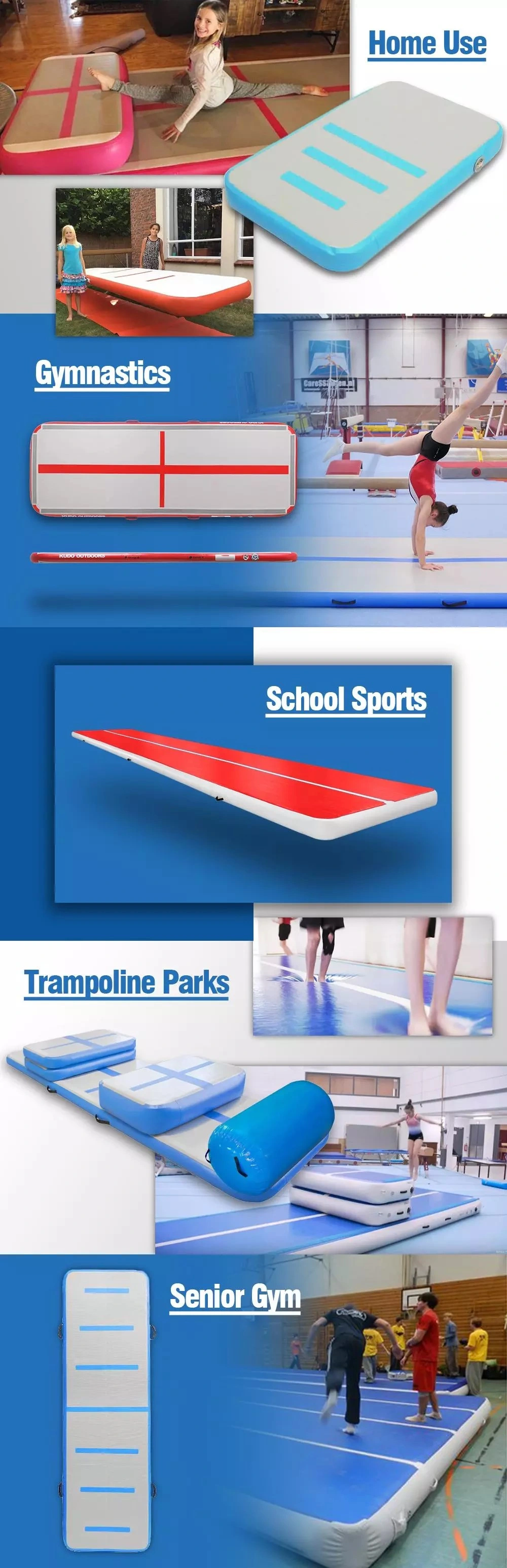 Inflatable Air Blocks Air Tumble Mat Air Track for Gymnastics