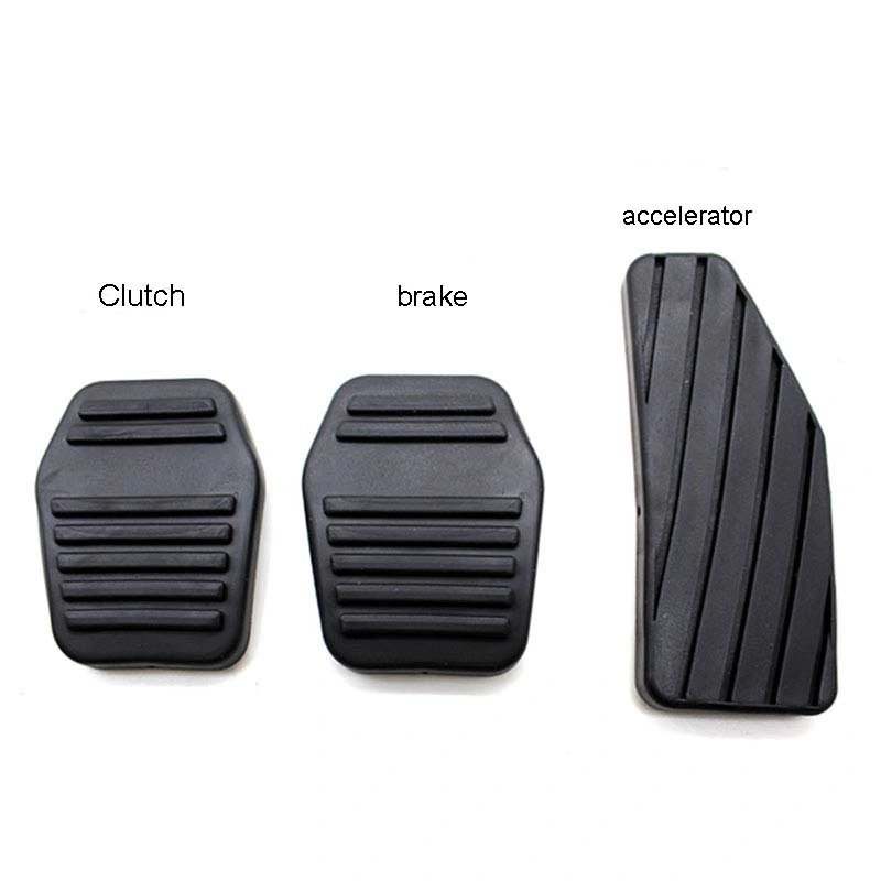 Custom Made Sport Pedal with Black Rubber Inserts Pedal Rubber Brake Pedal Pad