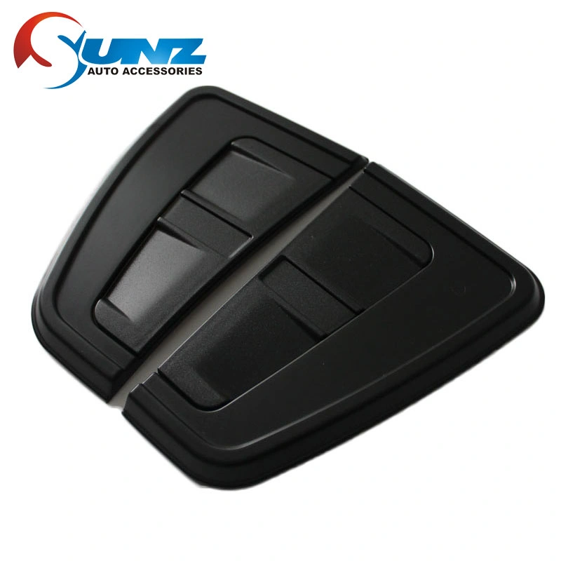ABS Black Side Wind Cover Hilux 2016 Side Vent Trims Cover Auto Accessories