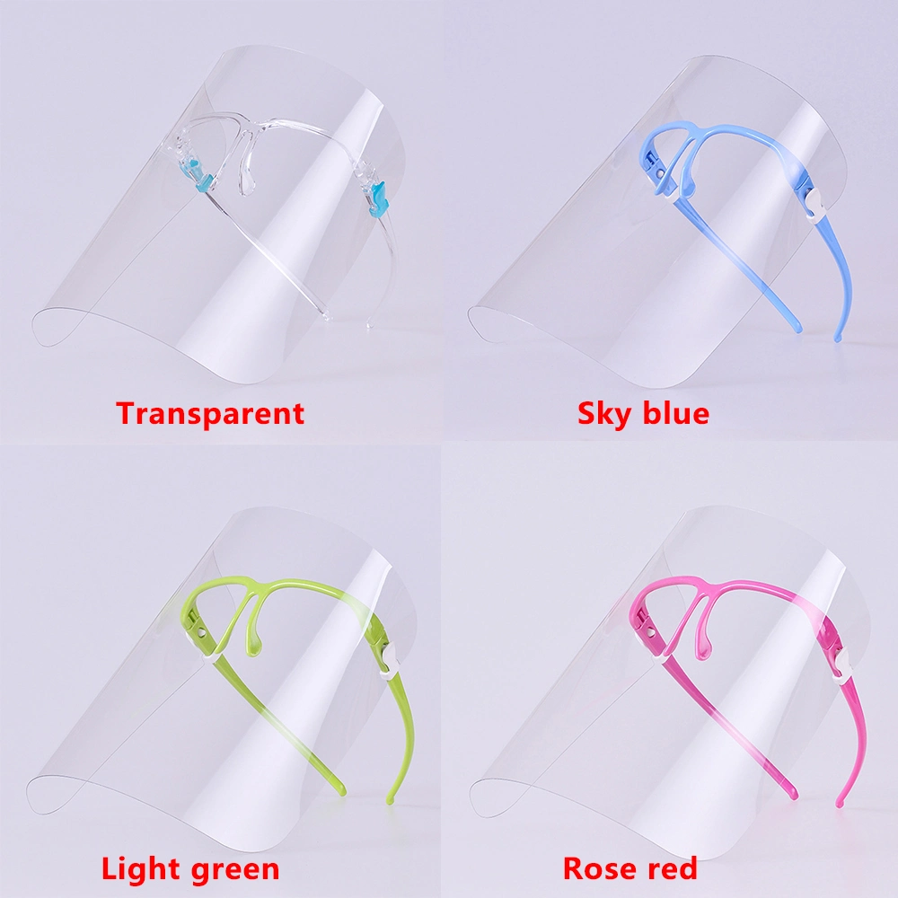 2020 Hot Face Protective Shield Mirror Frame Shield Double Side Anti Fog Disposable Adjustable Face Shield