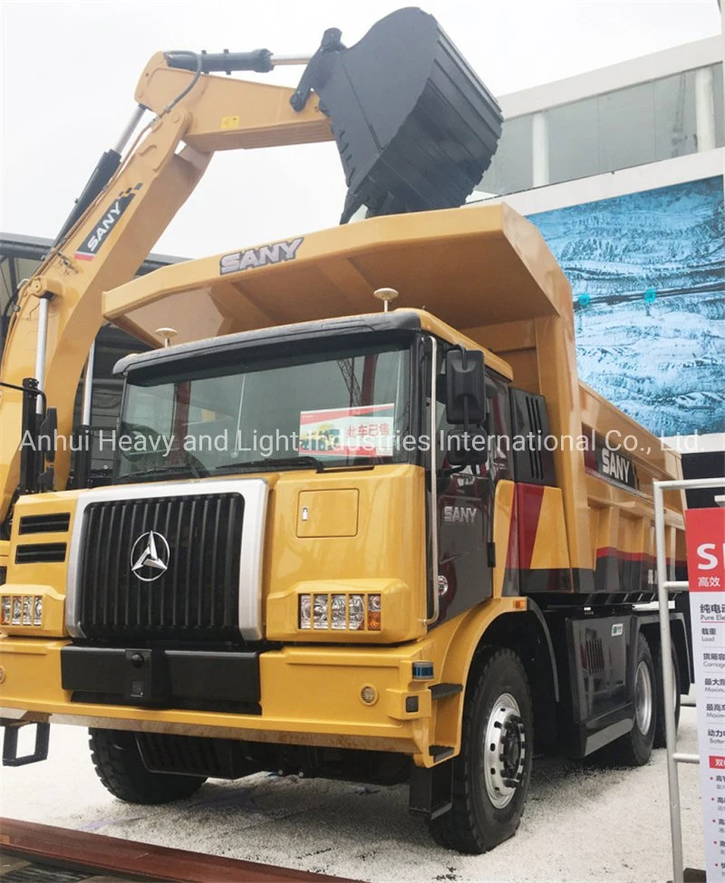 Mining Truck Made in China Skt90e 60ton Mining Truck Sand Tipper Truck for Sale in Uganda