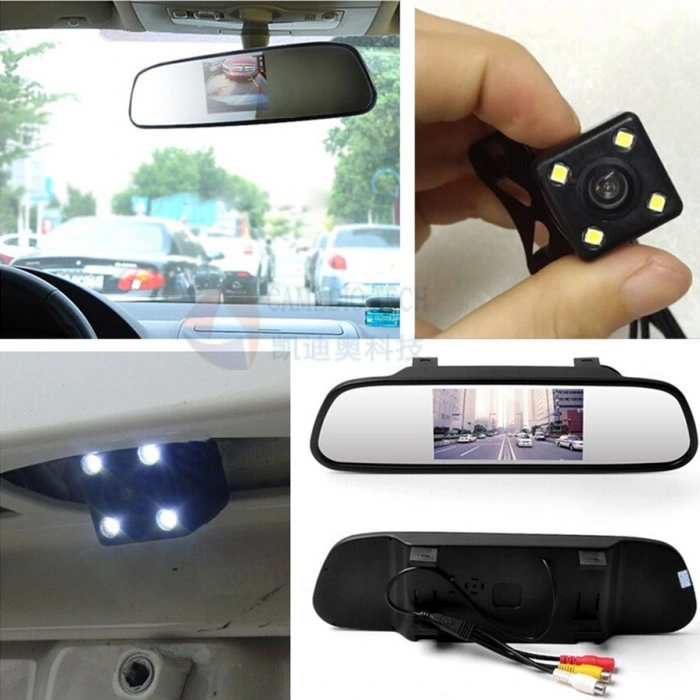 4.3inch Car Rear View Mirror System 4.3