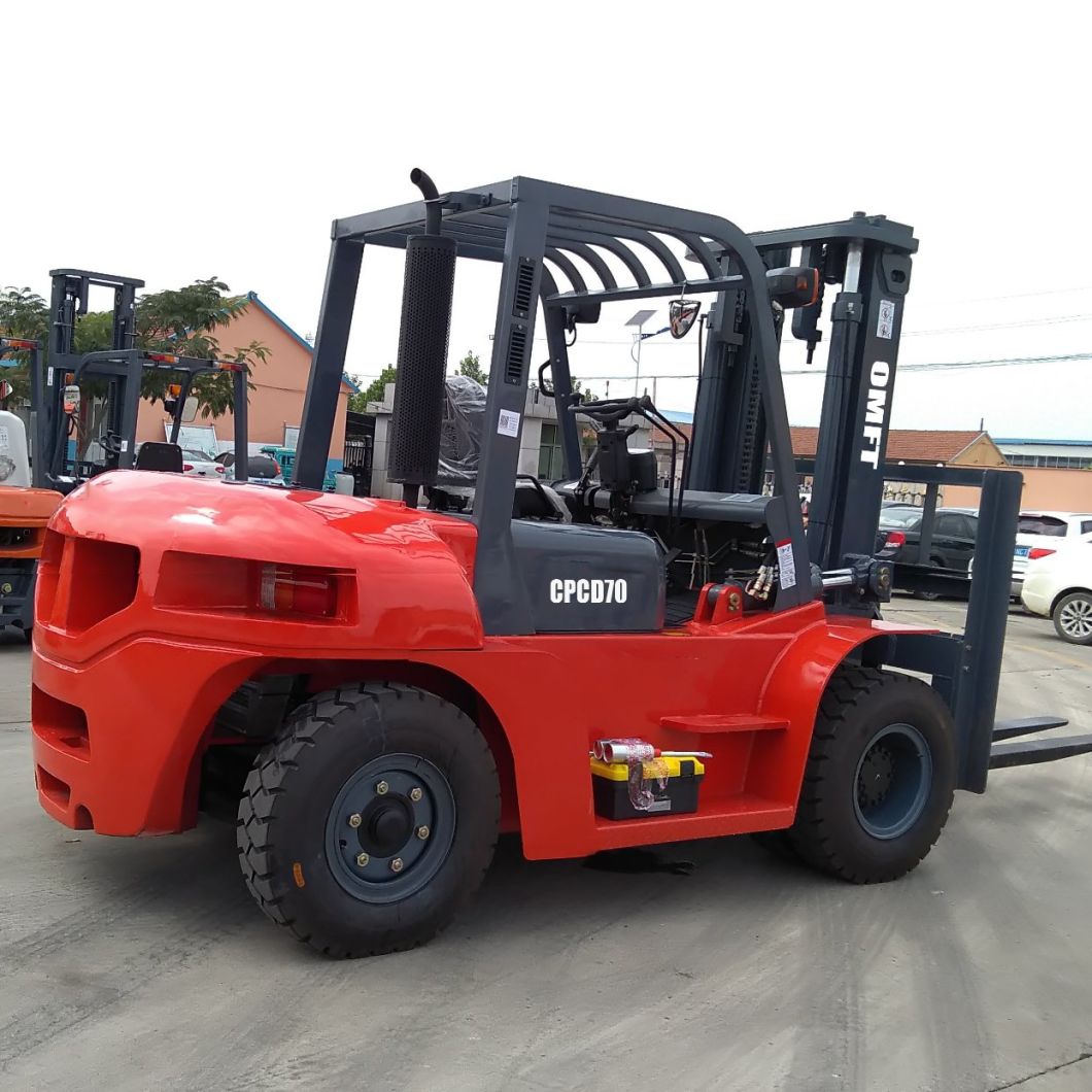 7ton Diesel Forklift, 4.5m Lifting Height, 7ton Forklift, Forklift Truck, Cpcd70, Diesel Forklift Truck