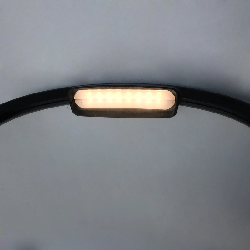 New Acrylic ABS Shatterproof Rotation Design LED Light Baby Safety Car Rearview Mirror for Back Seat