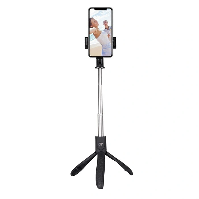 K06 Mirror Stainless Wireless Extendable Monopod Selfie Stick Tripod Stand